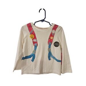 Marks and Spencer backpack long sleeve graphic tee 98cm 3T NWT pocket